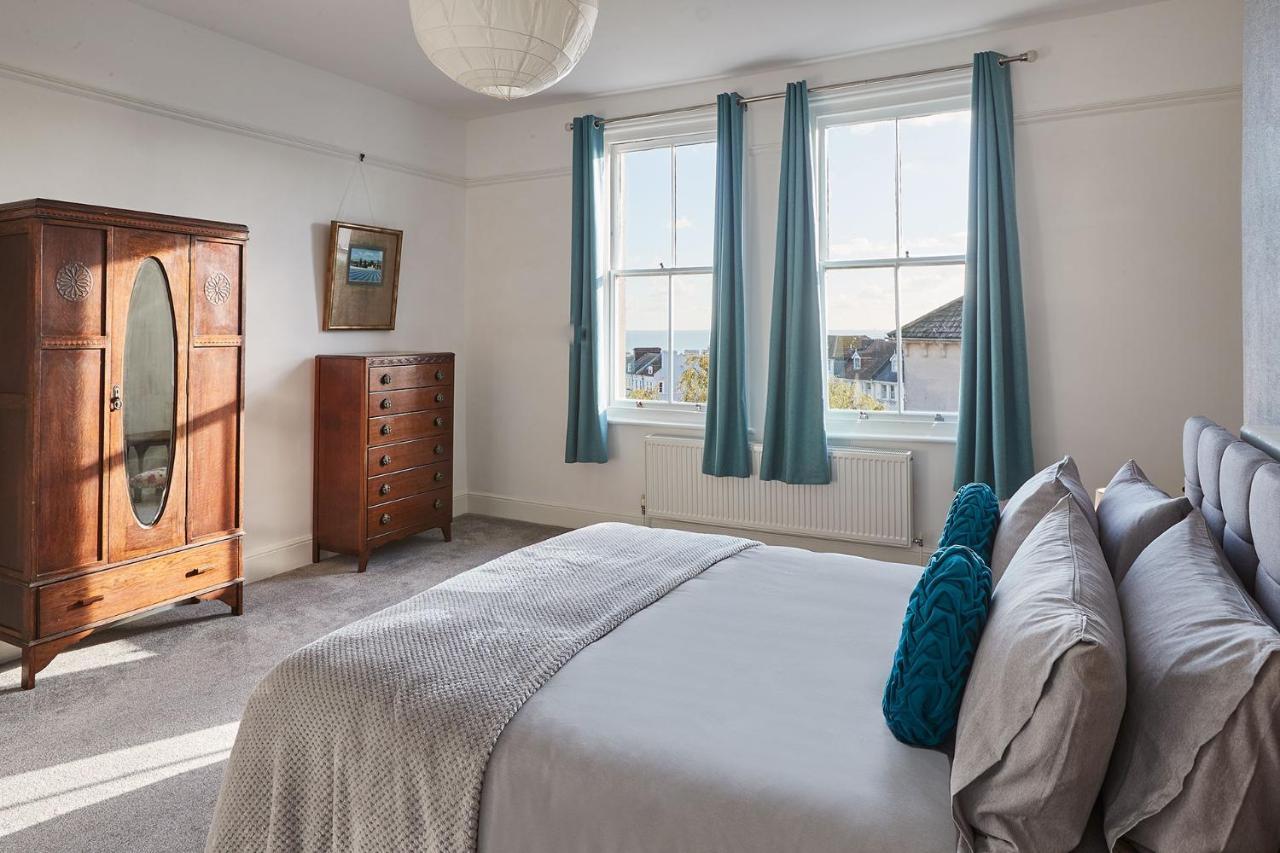 Beautiful Sea View Apartment In St Leonards On Sea Esterno foto