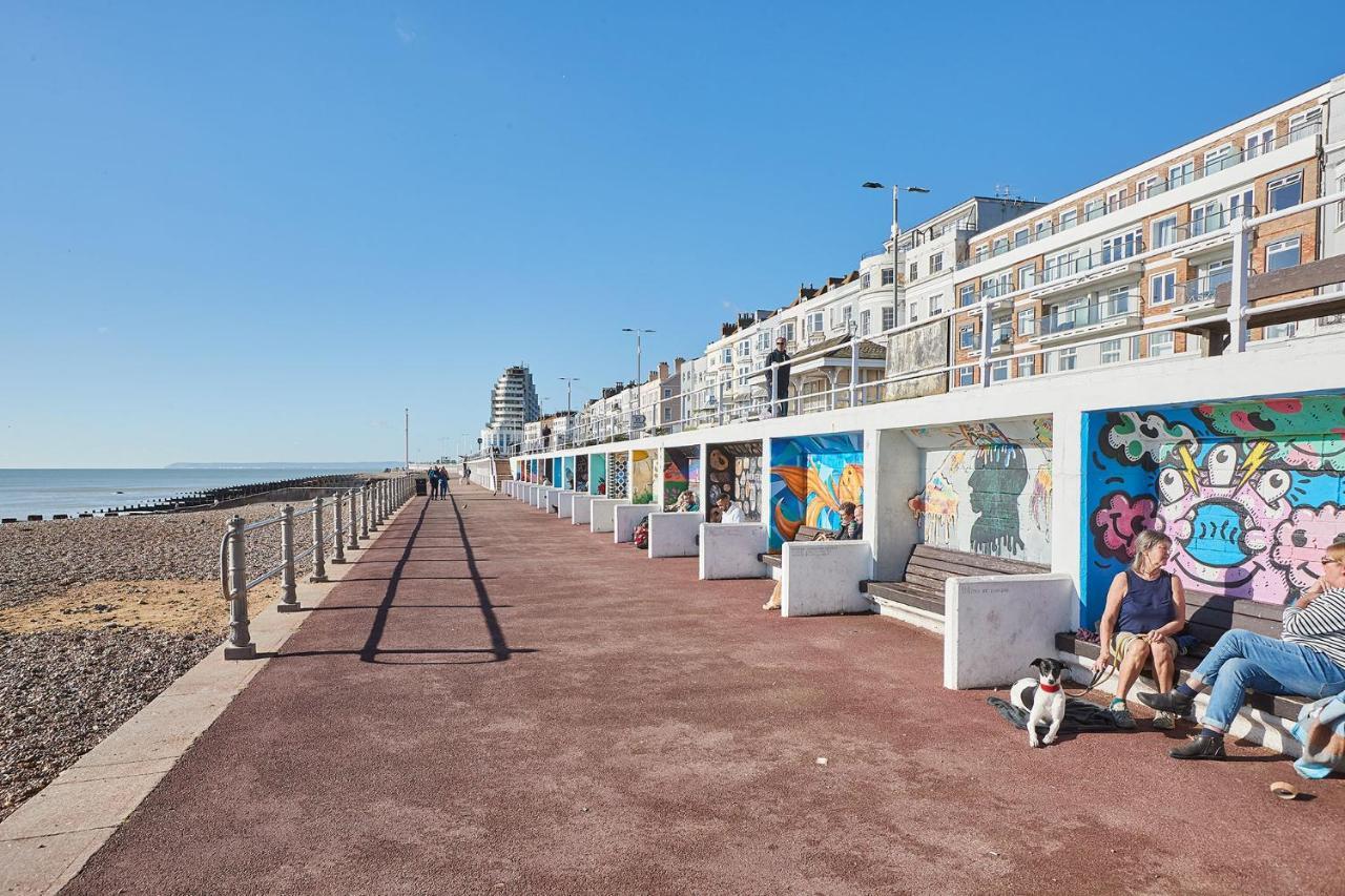 Beautiful Sea View Apartment In St Leonards On Sea Esterno foto